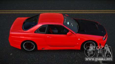 Nissan Skyline R34 Rebeg para GTA 4