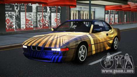 BMW 850CSi Ganlia S12 para GTA 4