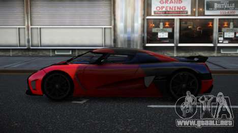 Koenigsegg Agera Jascham S3 para GTA 4