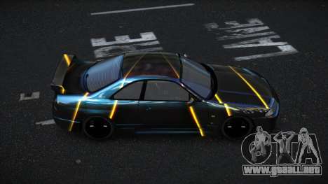 Nissan Skyline R33 Mexron S9 para GTA 4