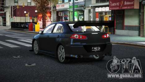 Mitsubishi Lancer Evolution X Wono para GTA 4