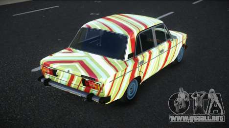 VAZ 2106 Bejala S4 para GTA 4