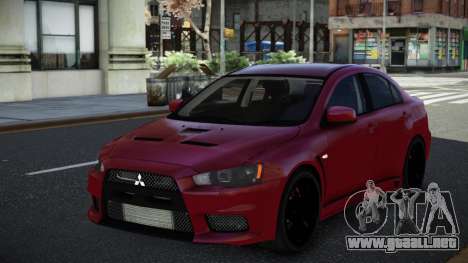 Mitsubishi Lancer Evolution X Rehudi para GTA 4