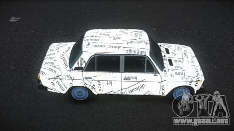 VAZ 2106 Bejala S5 para GTA 4