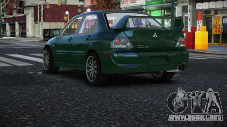 Mitsubishi Lancer Evolution VIII Legefire para GTA 4