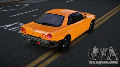 Nissan Skyline R34 Wikapuri para GTA 4
