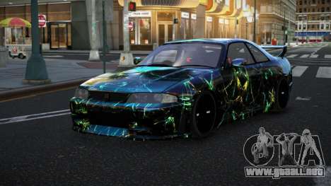 Nissan Skyline R33 Mexron S11 para GTA 4