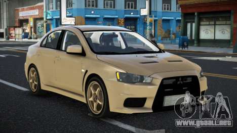 Mitsubishi Lancer Evolution X Comub para GTA 4