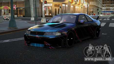 Nissan Skyline R33 Mexron S1 para GTA 4
