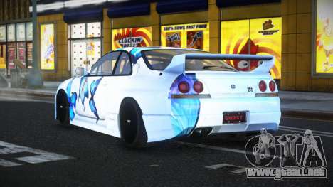 Nissan Skyline R33 Mexron S2 para GTA 4