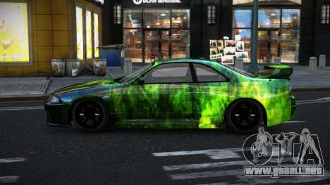 Nissan Skyline R33 Mexron S14 para GTA 4