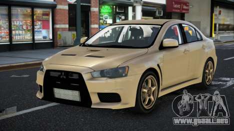 Mitsubishi Lancer Evolution X Comub para GTA 4