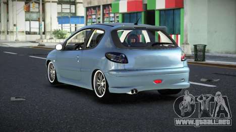 Peugeot 206 Diwaqigo para GTA 4