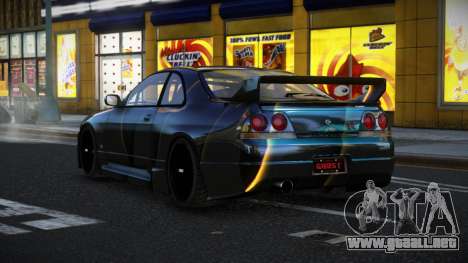 Nissan Skyline R33 Mexron S9 para GTA 4