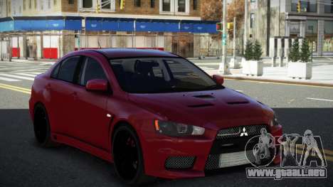 Mitsubishi Lancer Evolution X Rehudi para GTA 4