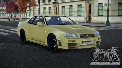 Nissan Skyline R34 Vabiqu para GTA 4