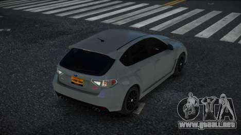 Subaru Impreza Cahhiyo para GTA 4