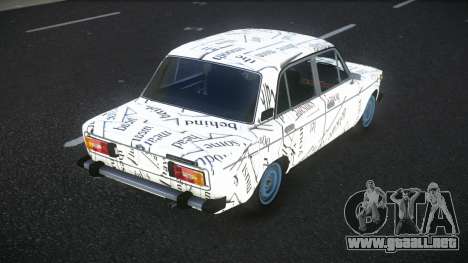 VAZ 2106 Bejala S5 para GTA 4