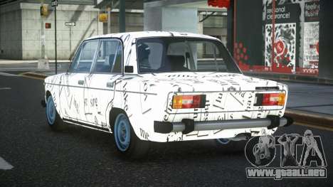 VAZ 2106 Bejala S5 para GTA 4