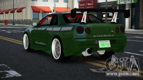 Nissan Skyline R34 Niobe para GTA 4