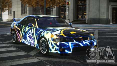 Nissan Skyline R33 Dojuke S10 para GTA 4