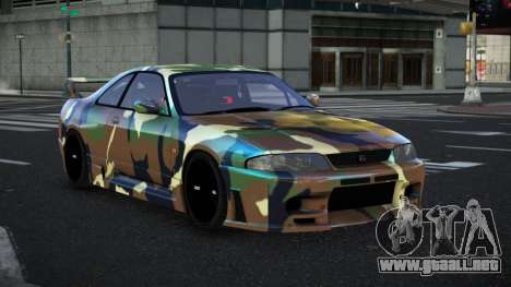 Nissan Skyline R33 Mexron S13 para GTA 4