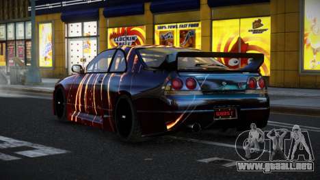 Nissan Skyline R33 Mexron S12 para GTA 4