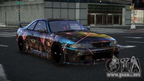 Nissan Skyline R33 Mexron S5 para GTA 4