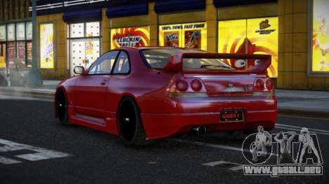 Nissan Skyline R33 Mexron para GTA 4