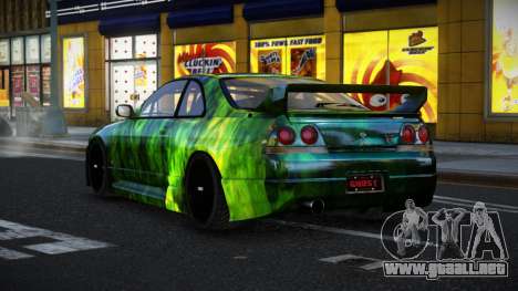 Nissan Skyline R33 Mexron S14 para GTA 4