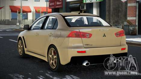 Mitsubishi Lancer Evolution X Comub para GTA 4