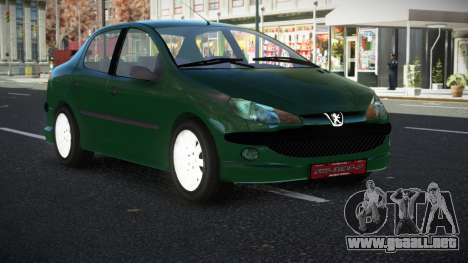 Peugeot 206 Coszu para GTA 4