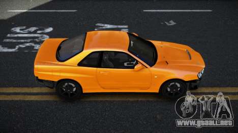 Nissan Skyline R34 Wikapuri para GTA 4