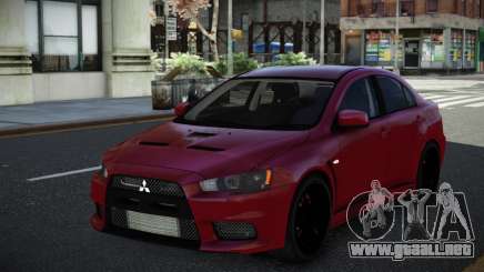 Mitsubishi Lancer Evolution X Rehudi para GTA 4