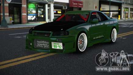 Nissan Skyline R34 Niobe para GTA 4